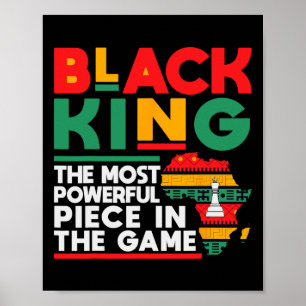 Zwarte koning De krachtigste zwarte geschiedenis v Poster