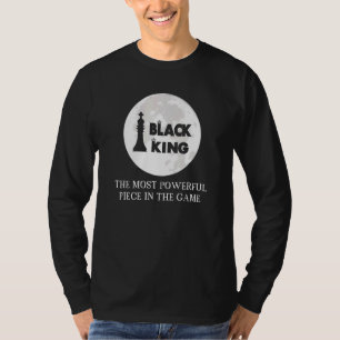 Zwarte koning De krachtigste zwarte koning Khe T-shirt