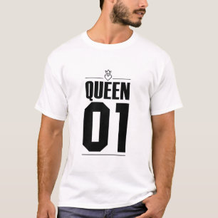 Zwarte Koning en Koningin 01 T-shirt