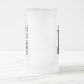 Zwarte koning het belangrijkste stuk in het spel 2 matglas bierpul (Center)