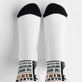 Zwarte koning het belangrijkste stuk in het spel 2 sokken (Top)