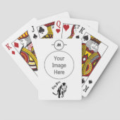 Zwarte Koning Leeuw Pokerkaarten (Achterkant)