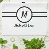 Zwarte Koning Leeuw Theedoek (Gevouwen)