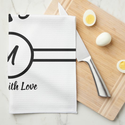 Zwarte Koning Leeuw Theedoek (Quarter Fold)