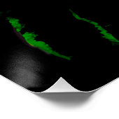 Zwarte koning Melanin Man Bruh Mannen Zoon Perfect Poster (Hoek)