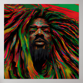 Zwarte koning Melanin Man Bruh Mannen Zoon Poster