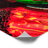 Zwarte koning Melanin Man Bruh Mannen Zoon Poster (Hoek)