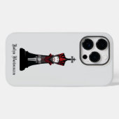 Zwarte Koning / Persoonlijke naam Case-Mate iPhone Case (Achterkant (horizontaal))