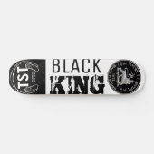 Zwarte Koning Skateboard (Horizontaal)