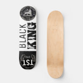 Zwarte Koning Skateboard (Voorkant)