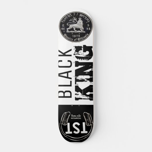 Zwarte Koning Skateboard (Voorkant)