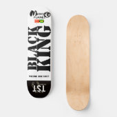 Zwarte Koning Skateboard (Voorkant)