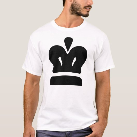 Zwarte Koning T-shirt (Voorkant)