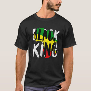 Zwarte koning voor jongens Man Geschiedenis Maand  T-shirt