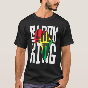 Zwarte koning voor jongens Man Geschiedenis Maand  T-shirt