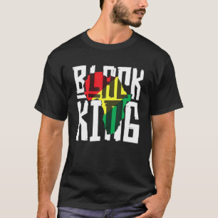 Zwarte koning voor jongens Man Geschiedenis Maand  T-shirt
