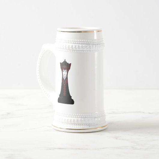 Zwarte koningin bierpul (Voorkant links)