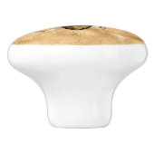 zwarte koningin bij Honeycomb Ceramic Knob. Keramische Knop (Zijkant)