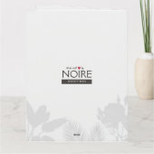 Zwarte koningin | Birthday Wenskaart Kaart (Achterkant)