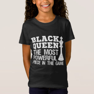 Zwarte koningin de krachtigste Afrikaanse geesteli T-shirt