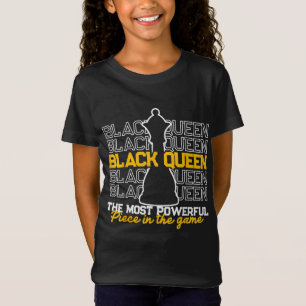 Zwarte koningin de krachtigste Afrikaanse geesteli T-shirt
