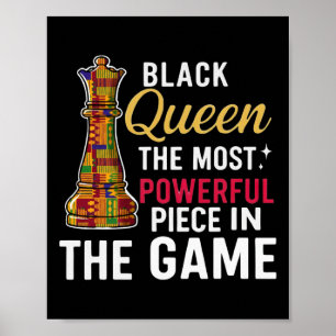 Zwarte Koningin De Krachtigste Stuk In Het Spel _1 Poster