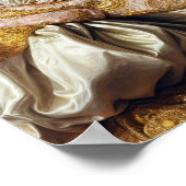 Zwarte koningin draagt kroonkunst poster (Hoek)