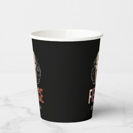 Zwarte koningin | Frankrijk | Zwarte vrouw Papieren Bekers (Links)