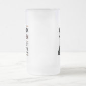 Zwarte koningin het krachtigste stuk gamen 2 matglas bierpul (Center)