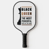 Zwarte koningin het krachtigste stuk gamen 2 pickleball paddle (Voorkant)