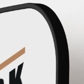 Zwarte koningin het krachtigste stuk gamen 2 pickleball paddle (Links Detail)