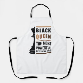 Zwarte koningin het krachtigste stuk gamen 2 schort