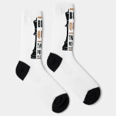 Zwarte koningin het krachtigste stuk gamen 2 sokken (Rechts)