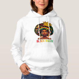 Zwarte koningin hoodie