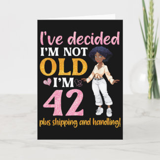 Zwarte Koningin Ik Ben Niet Oud Ik Ben 42 Plus Ver Kaart