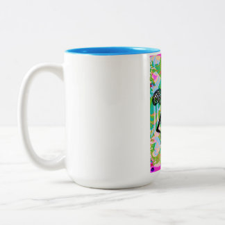 zwarte koningin koffie mok