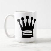 Zwarte koningin koffiemok (Links)
