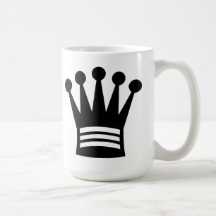 Zwarte koningin koffiemok