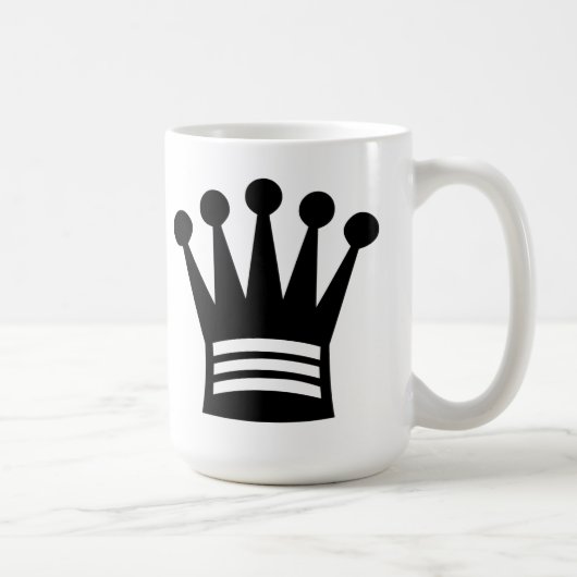 Zwarte koningin koffiemok (Rechts)