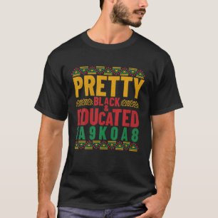 zwarte koningin Melanin-geschiedenis T-shirt