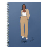 Zwarte koningin, Melanin Queen African American No Notitieboek (Voorkant)