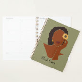 Zwarte koningin, Melanin Queen, Afrikaanse Amerika Planner (Display)