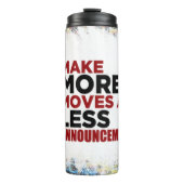 Zwarte koningin melanine poppin sista bevestiging  thermosbeker (Voorkant)