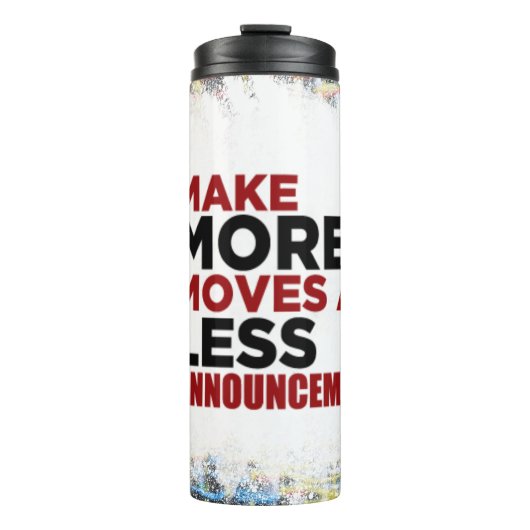 Zwarte koningin melanine poppin sista bevestiging  thermosbeker (Voorkant)