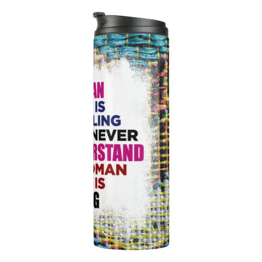 Zwarte koningin melanine poppin sista bevestiging  thermosbeker (Geroteerd rechts)