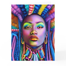 Zwarte koningin melanine Sista Afro-Amerikaanse vr