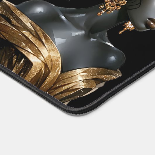 Zwarte koningin melanine vrouw sista queens sistas bureaumat (Hoek)