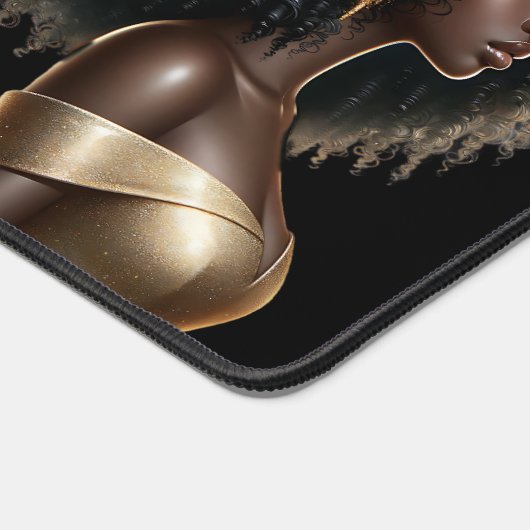 Zwarte koningin melanine vrouw sista queens sistas bureaumat (Hoek)