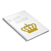zwarte koningin notitieboek (Rechterzijde)