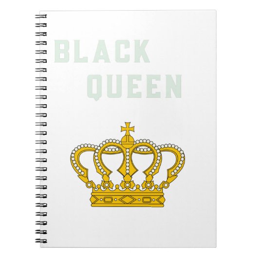 zwarte koningin notitieboek (Voorkant)